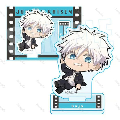 Jujutsu Japanese Anime Peripherals Q Version Gojo Satoru Acrylic Stand Collectible Desk Ornament Creative Birthday Gift for Boy
