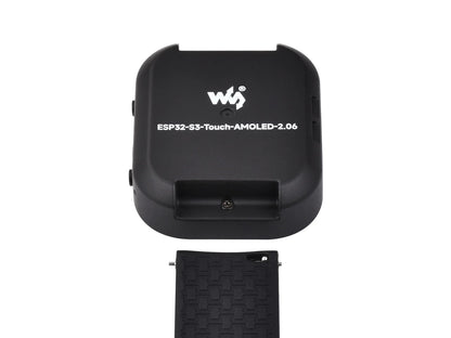 Waveshare ESP32-S3 2.06inch AMOLED Touch Watch Development Board, 32-bit LX7 Dual-core, Onboard Dual Digital Microphones Array