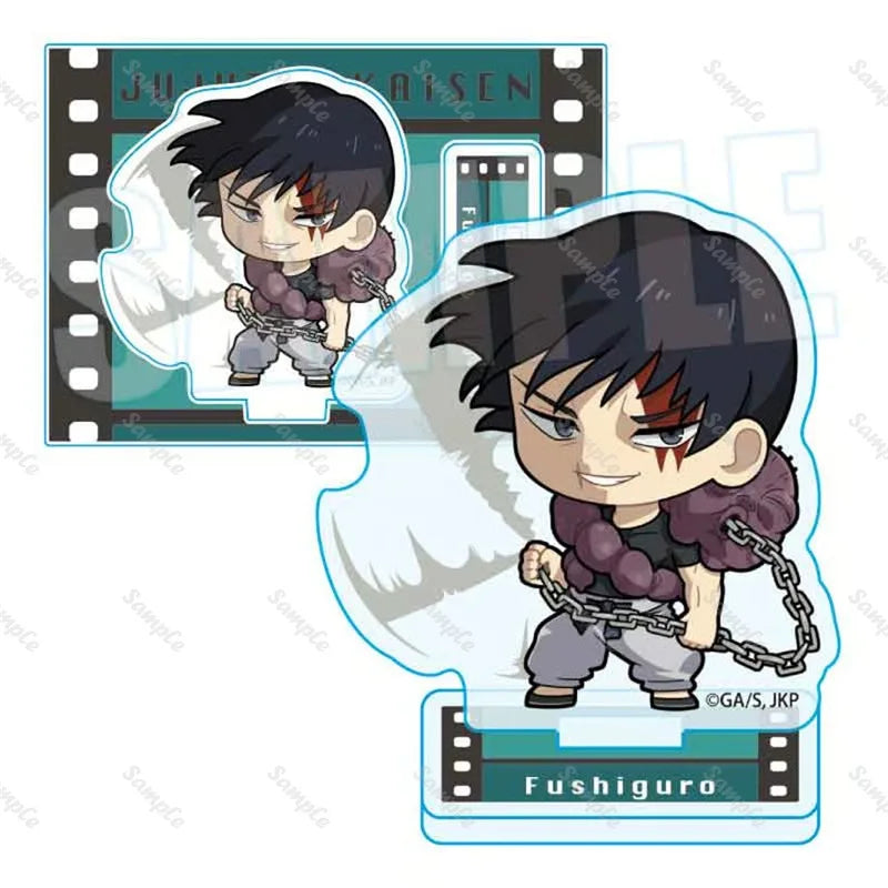 Jujutsu Japanese Anime Peripherals Q Version Gojo Satoru Acrylic Stand Collectible Desk Ornament Creative Birthday Gift for Boy