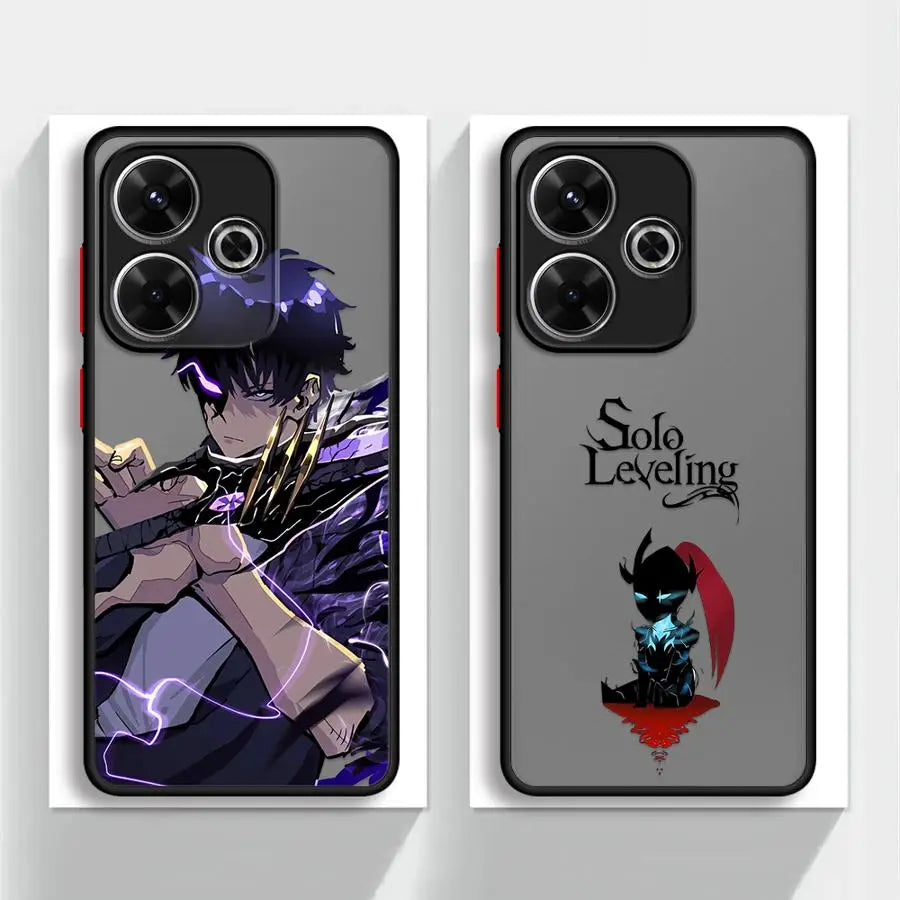 TPU Cover Phone Case for Xiaomi Redmi Note 8T 9S 11S 13 14 12 Pro Plus 7 12s 8 9 10 11 Pro 10S Anime S-Solo Levelings