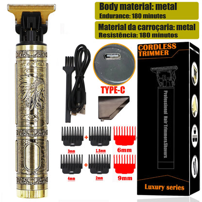 Professional Wireless Hair Clipper for Men Trimmer Set Beard Grooming Kit Precision Cutter Easy Use hair clipper limit comb