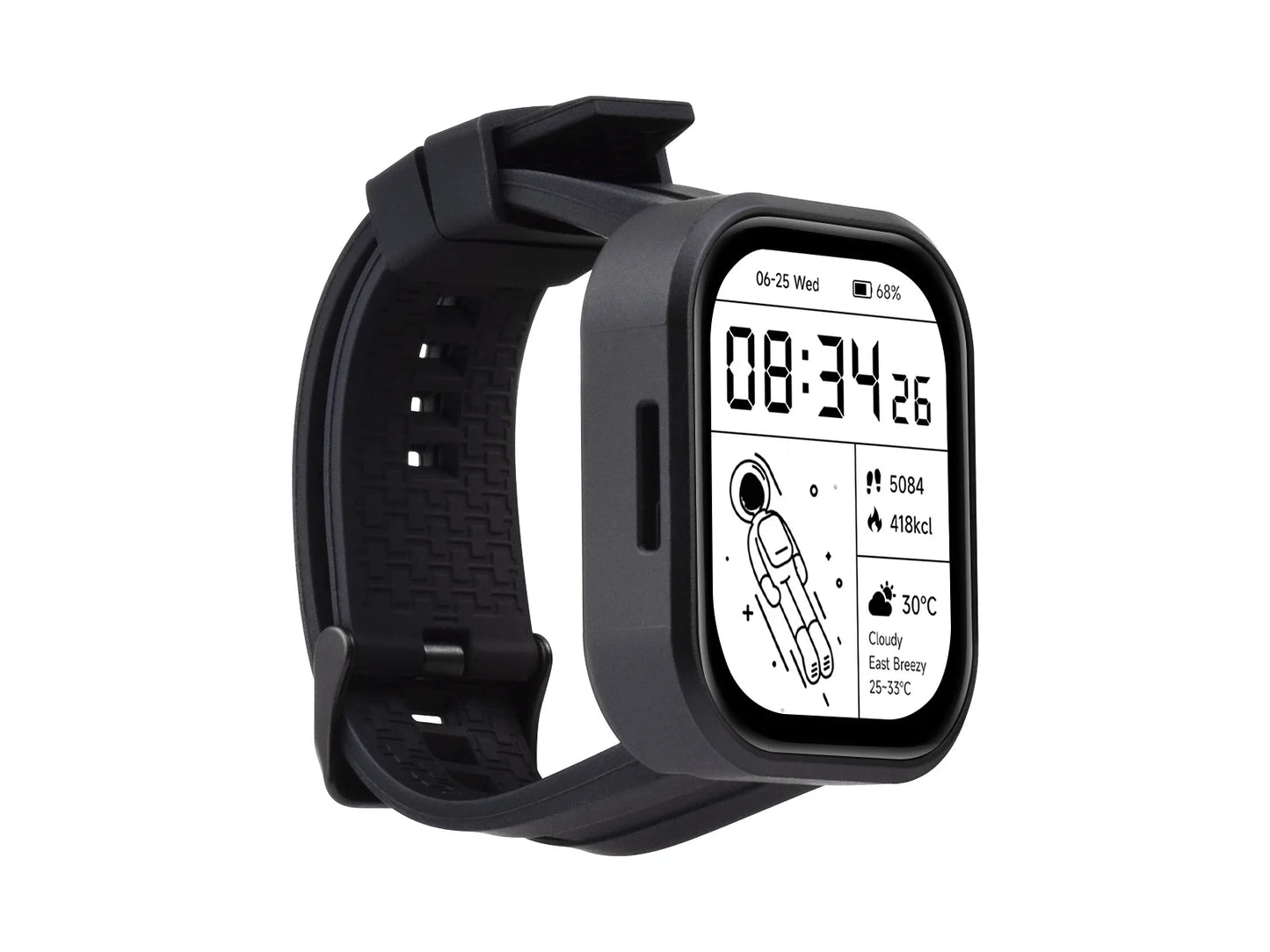 Waveshare ESP32-S3 2.06inch AMOLED Touch Watch Development Board, 32-bit LX7 Dual-core, Onboard Dual Digital Microphones Array