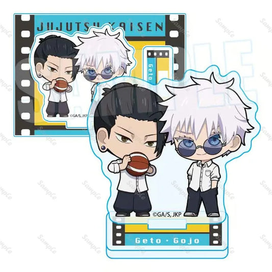 Jujutsu Japanese Anime Peripherals Q Version Gojo Satoru Acrylic Stand Collectible Desk Ornament Creative Birthday Gift for Boy