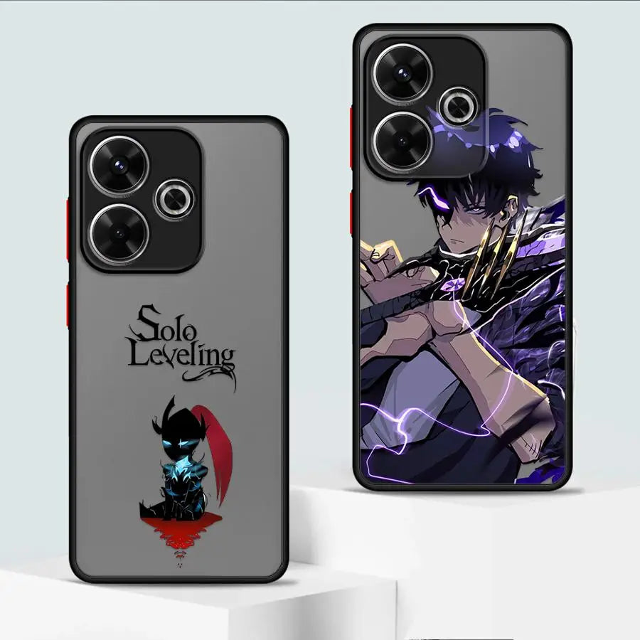TPU Cover Phone Case for Xiaomi Redmi Note 8T 9S 11S 13 14 12 Pro Plus 7 12s 8 9 10 11 Pro 10S Anime S-Solo Levelings