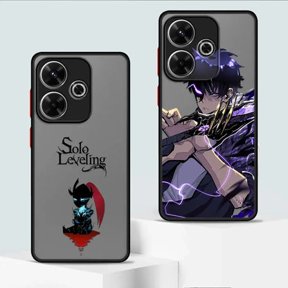 TPU Cover Phone Case for Xiaomi Redmi Note 8T 9S 11S 13 14 12 Pro Plus 7 12s 8 9 10 11 Pro 10S Anime S-Solo Levelings